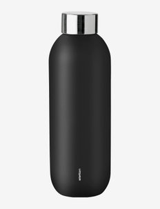 Keep Cool d. steel drinking bottle, 0.6 l. - wasserflaschen & glasflaschen - black