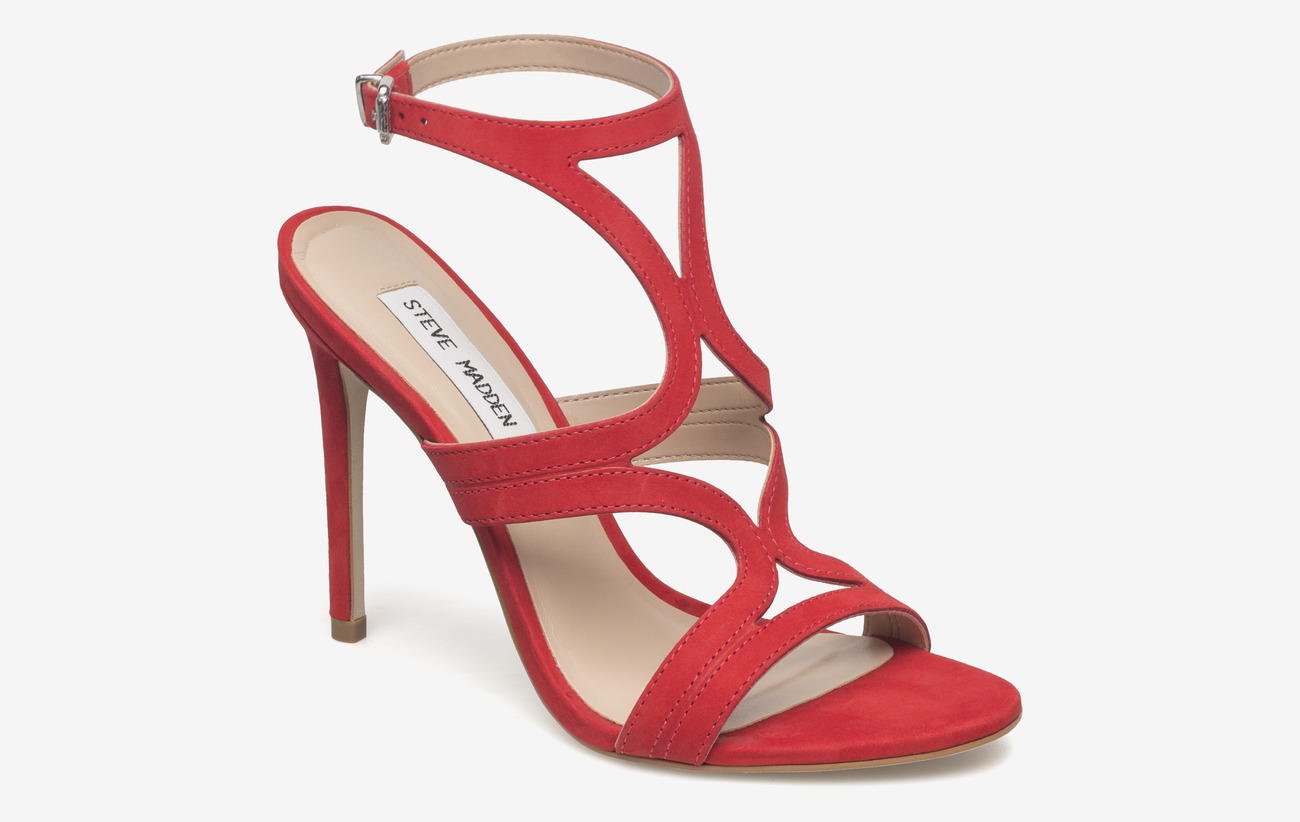 steve madden sandals red