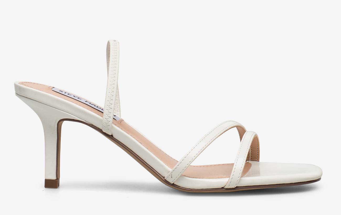 steve madden white strappy sandals