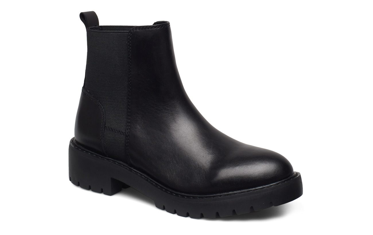 steve madden gliding black leather boots