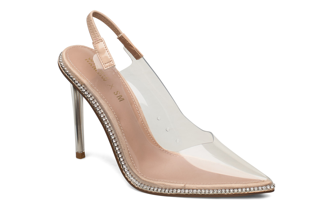 steve madden clear pumps