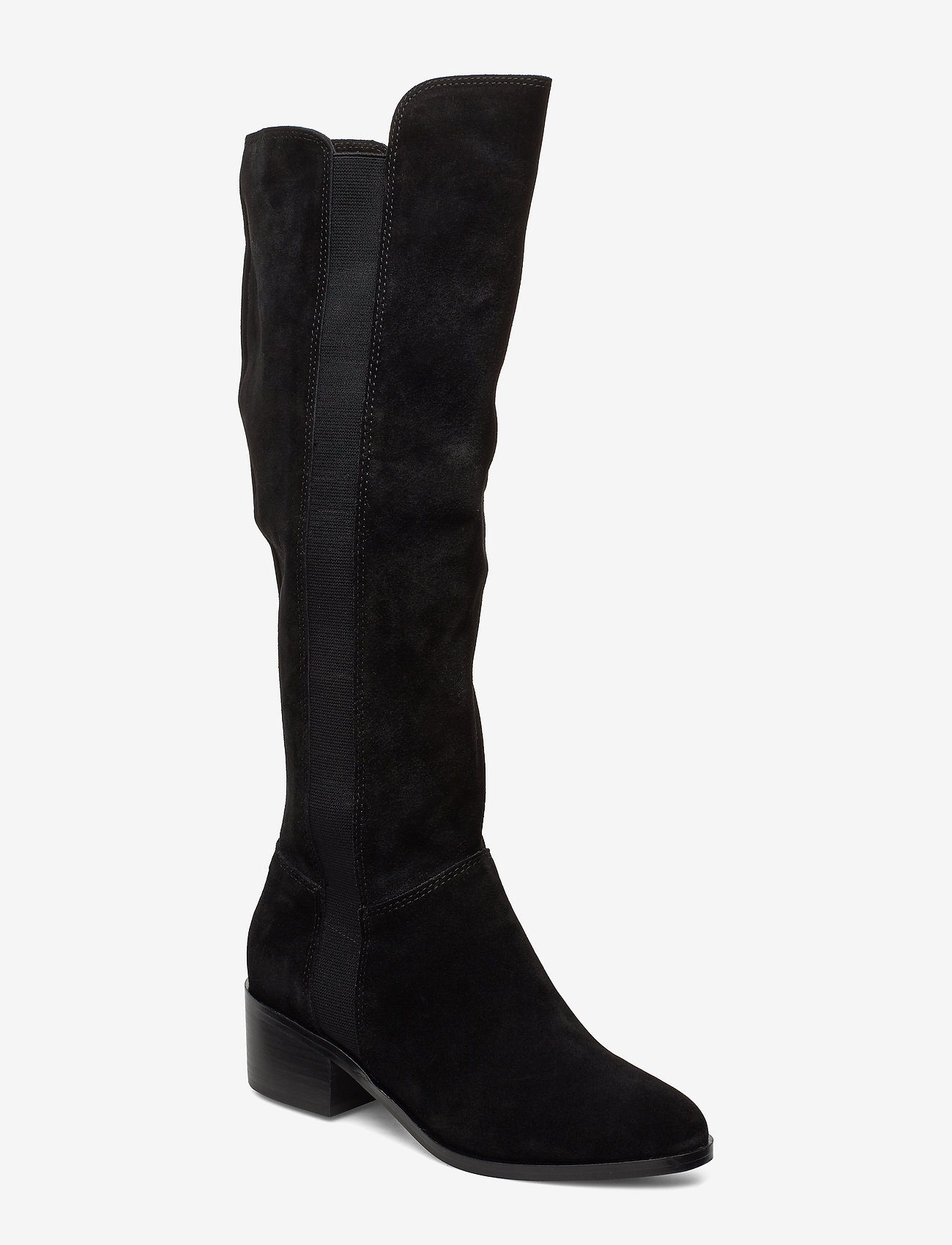 long black suede boots