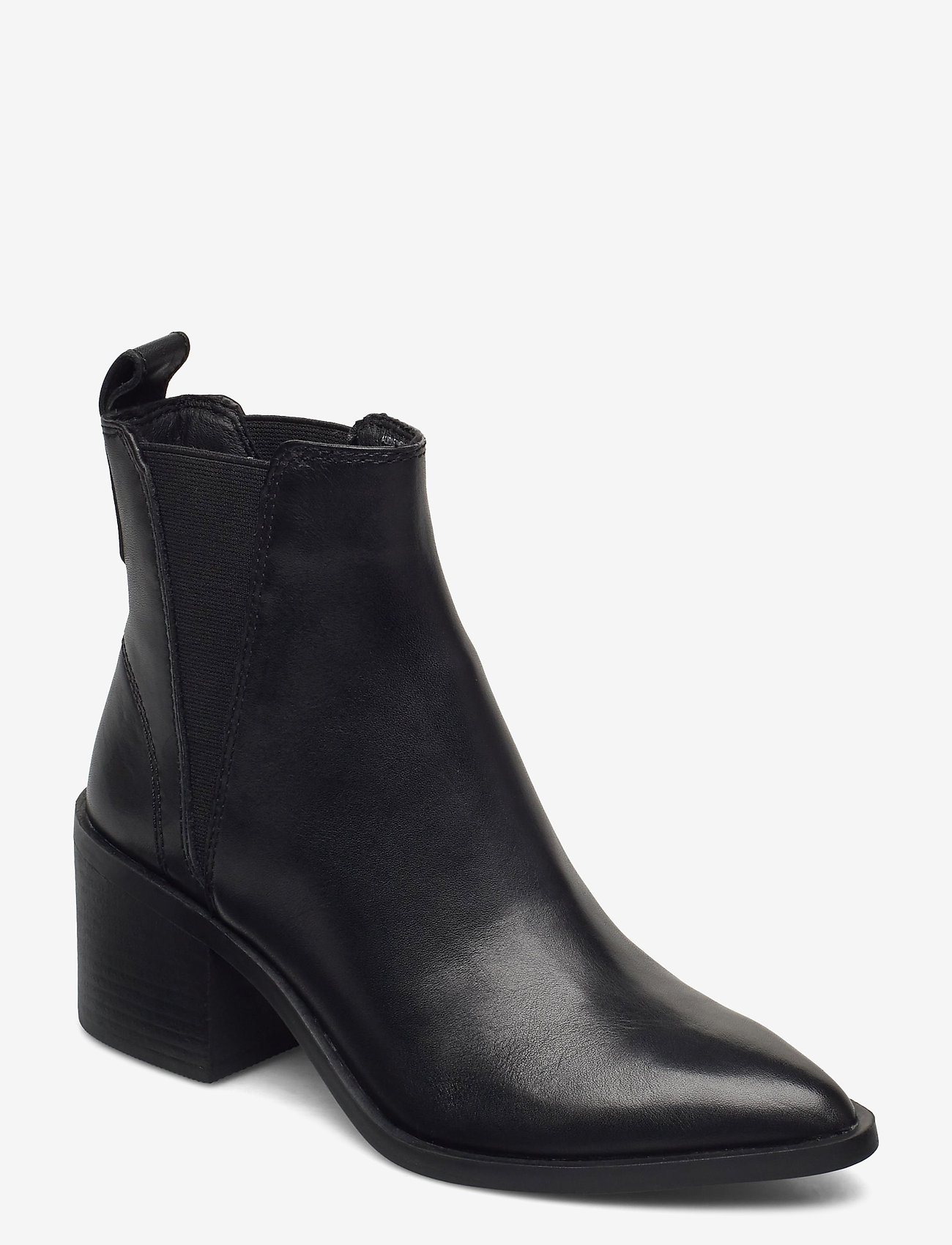 steve madden audience black leather boot