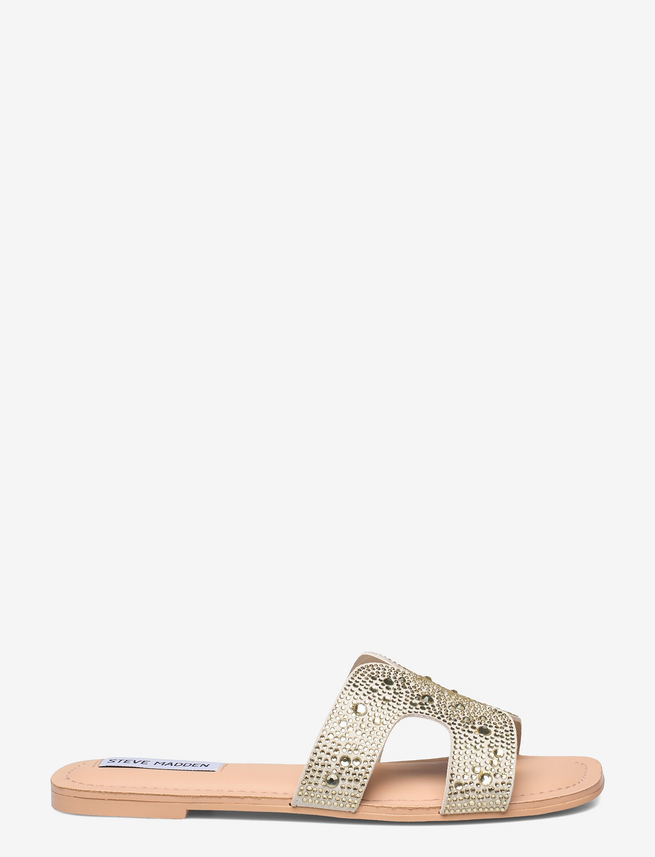 steve madden gold flip flops