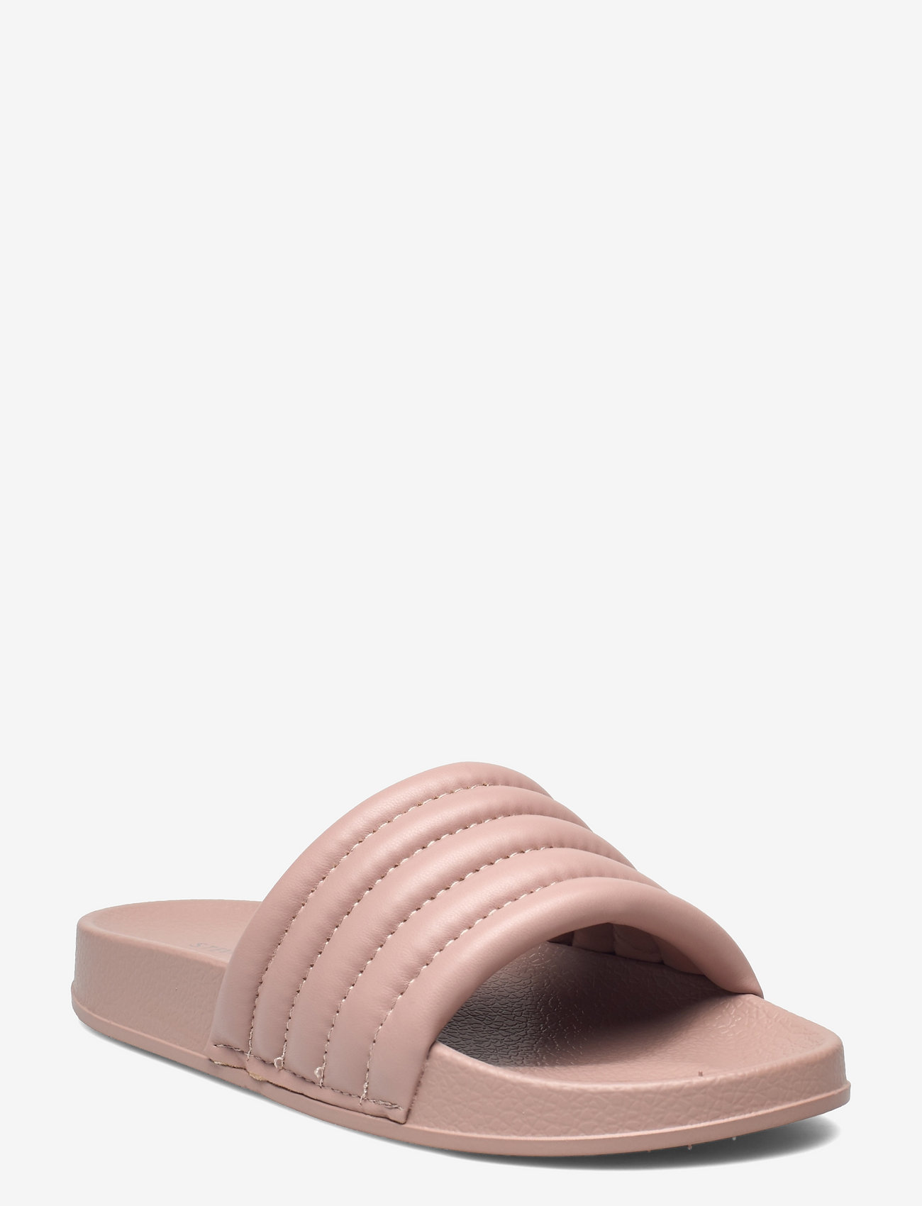 nude flat slides