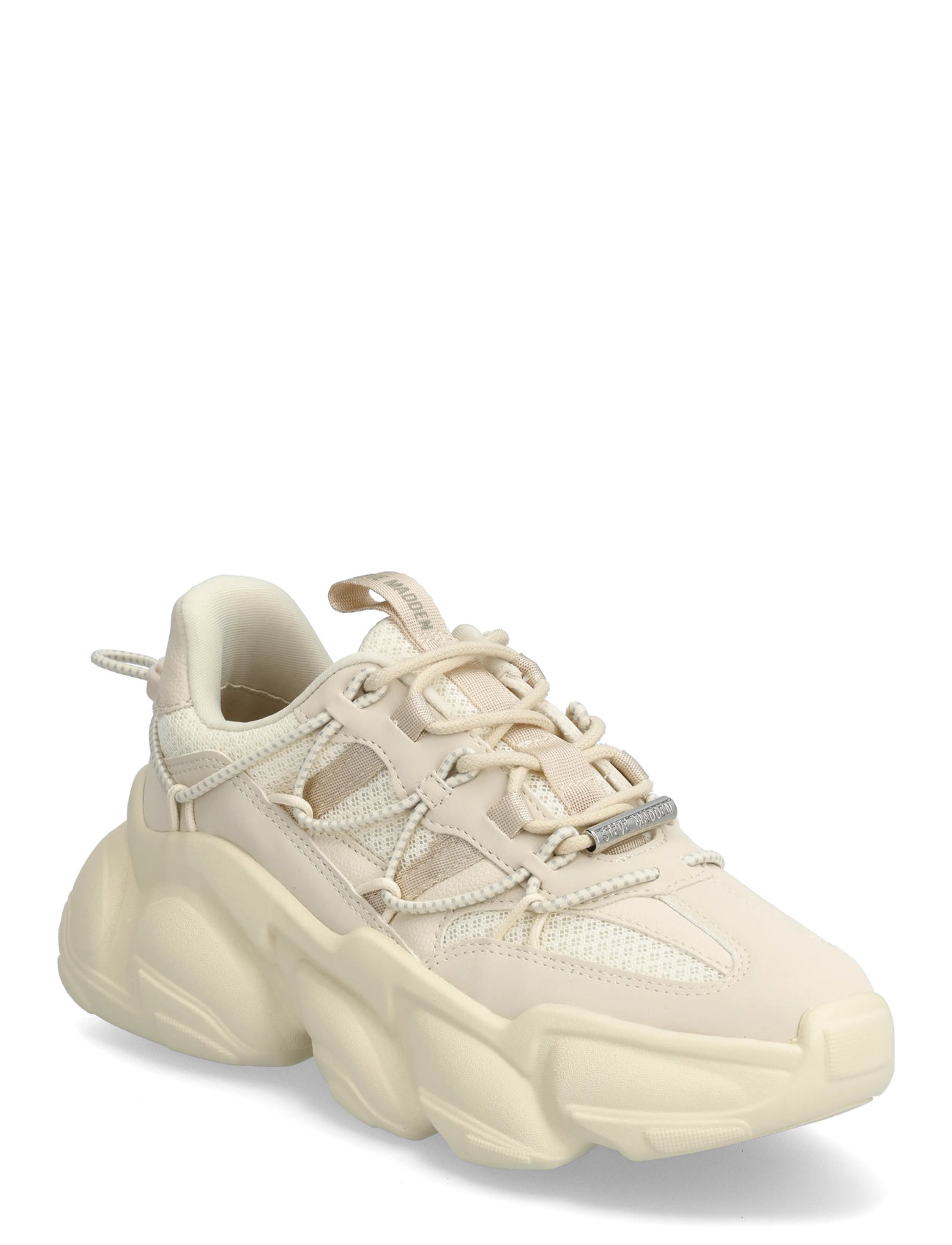 Steve Madden Spectator, 36, Cream, Sneakers > Sneakers Med Lav Top, Dame