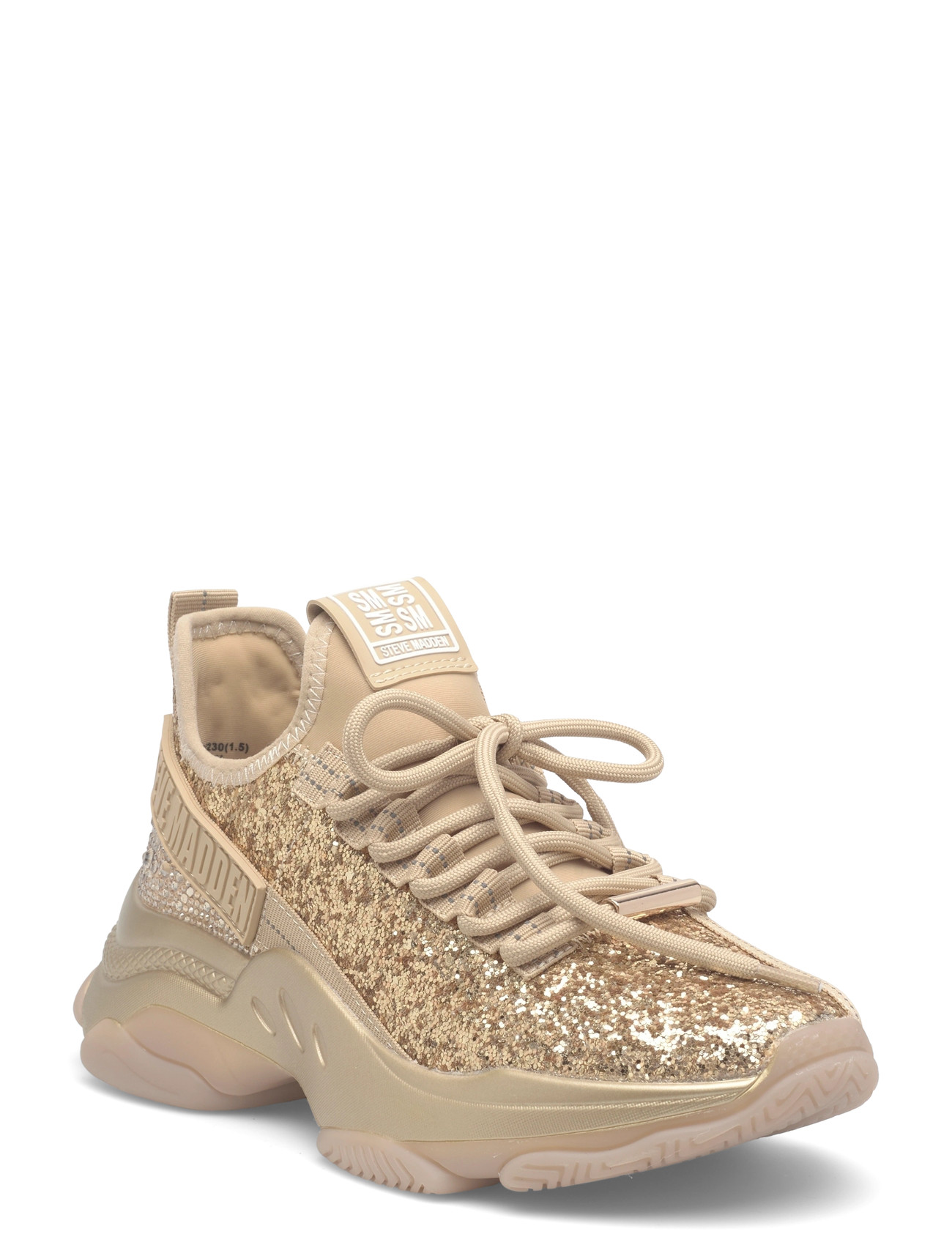 Steve Madden Maxilla-G, 38, Gold, Sneakers > Sneakers Med Lav Top, Dame