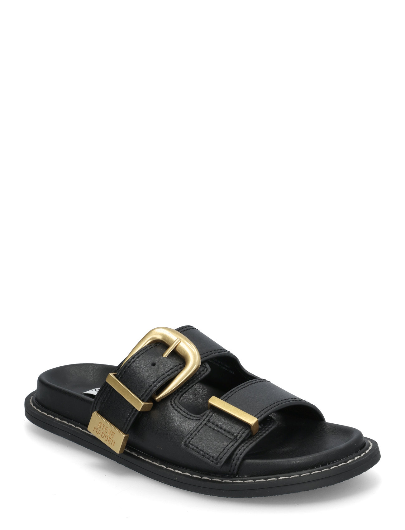 Steve Madden Arch-E Slides, 38, Black, Sandaler > Flade Sandals, Dame