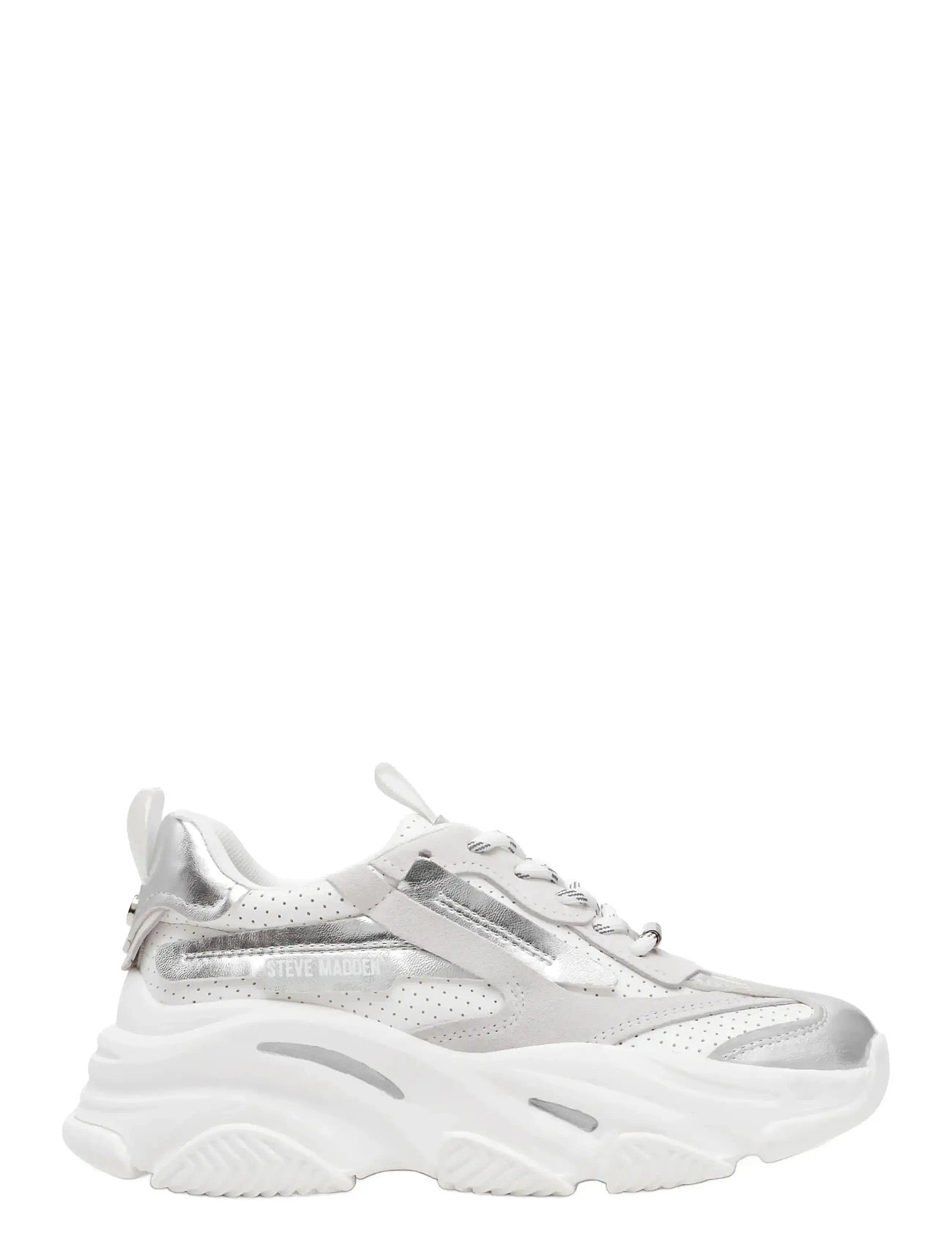 Steve Madden Posses-Perf, 39, Silver, Sneakers > Chunky Sneakers, Dame