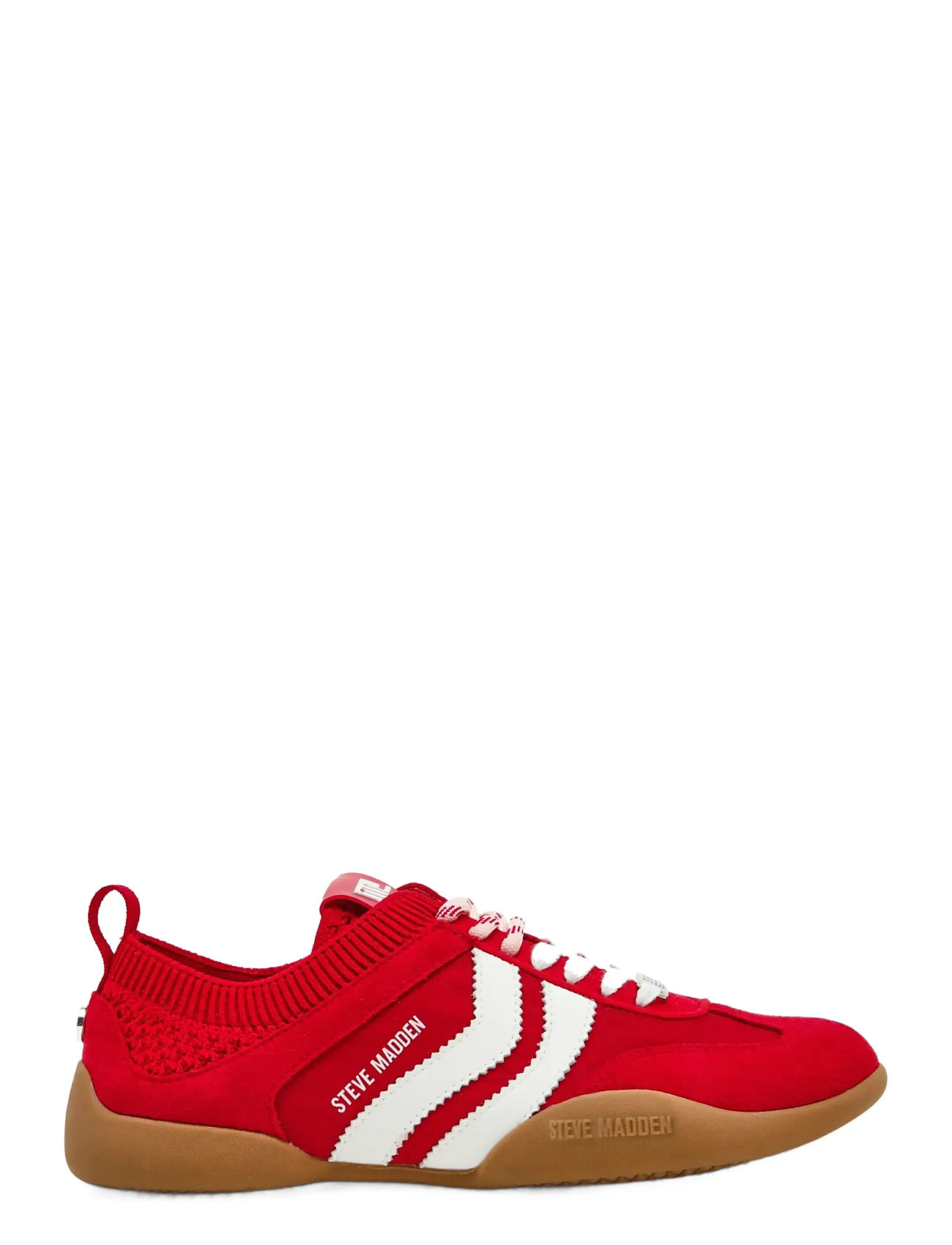 Steve Madden Biscotti-E, 38, Red, Sneakers > Sneakers Med Lav Top, Dame