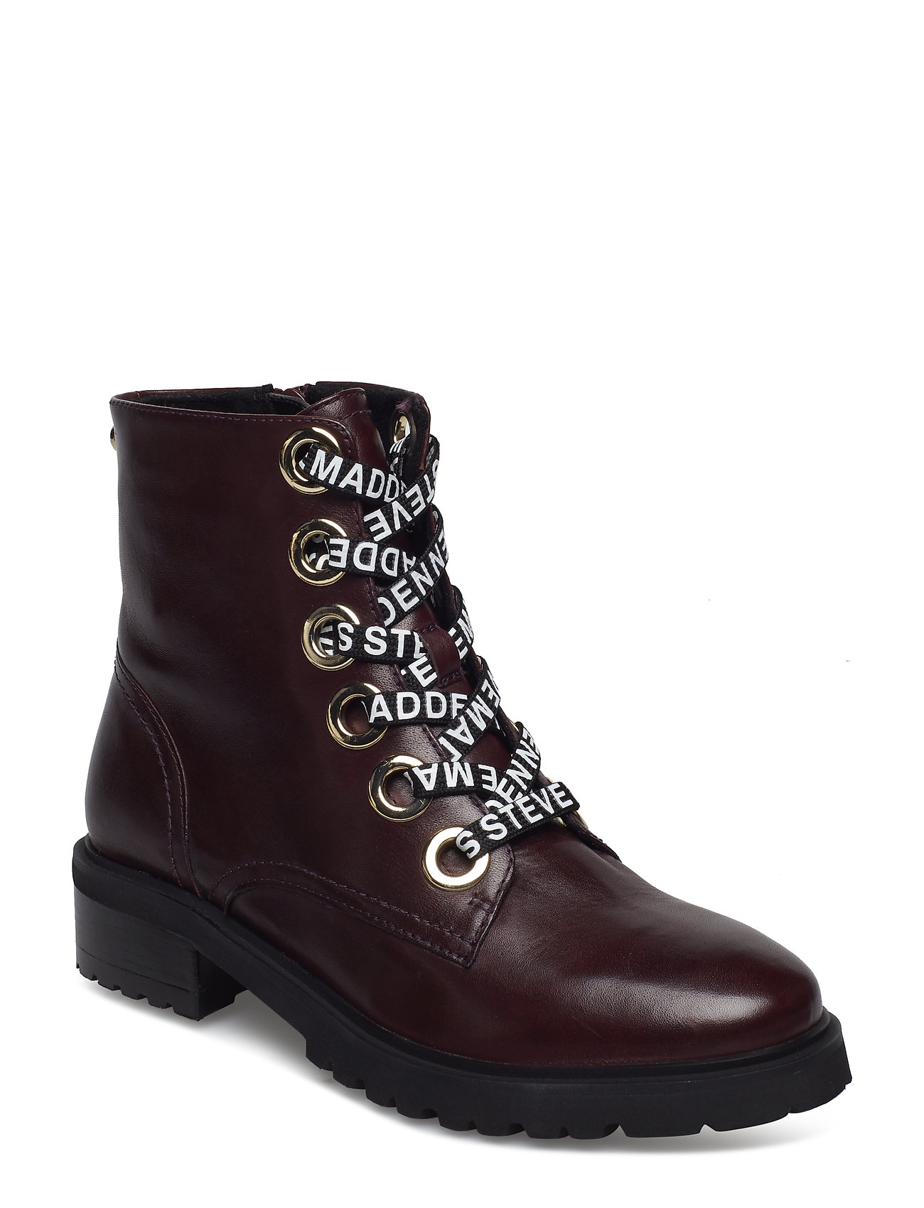 Lindia Ankleboot Enkellaars Zonder Hak Rood Steve Madden steve madden kopen in de aanbieding