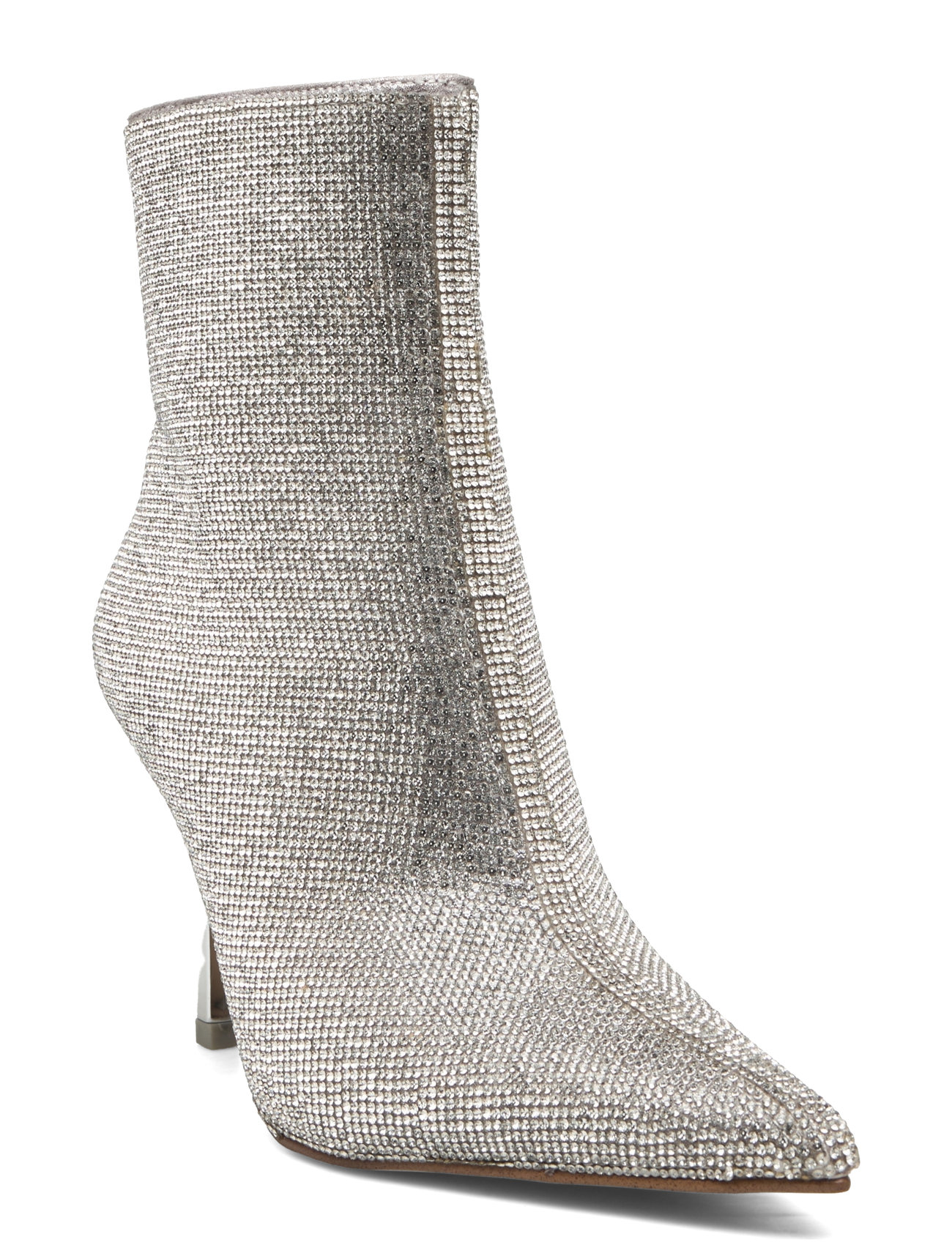 Iyanna-R Bootie Shoes Boots Ankle Boots Ankle Boots With Heel Silver Steve Madden