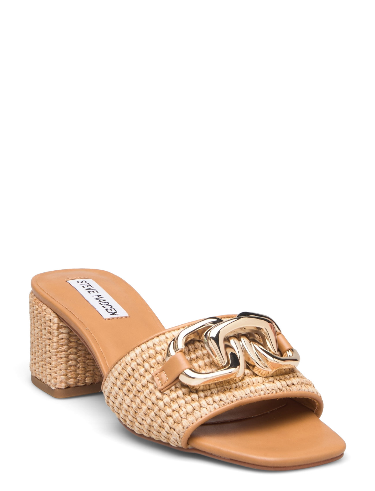 Santana Sandal Shoes Mules & Slip-ins Heeled Mules Beige Steve Madden