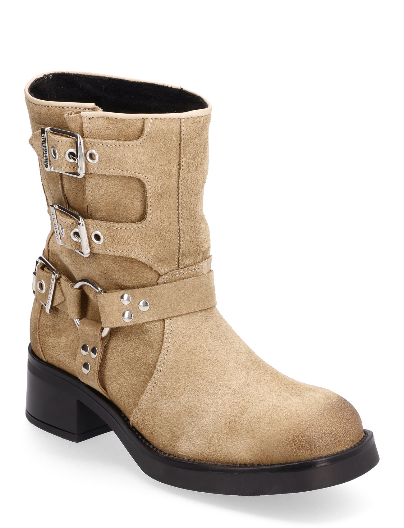 Becase Boot Shoes Boots Ankle Boots Ankle Boots With Heel Beige Steve Madden