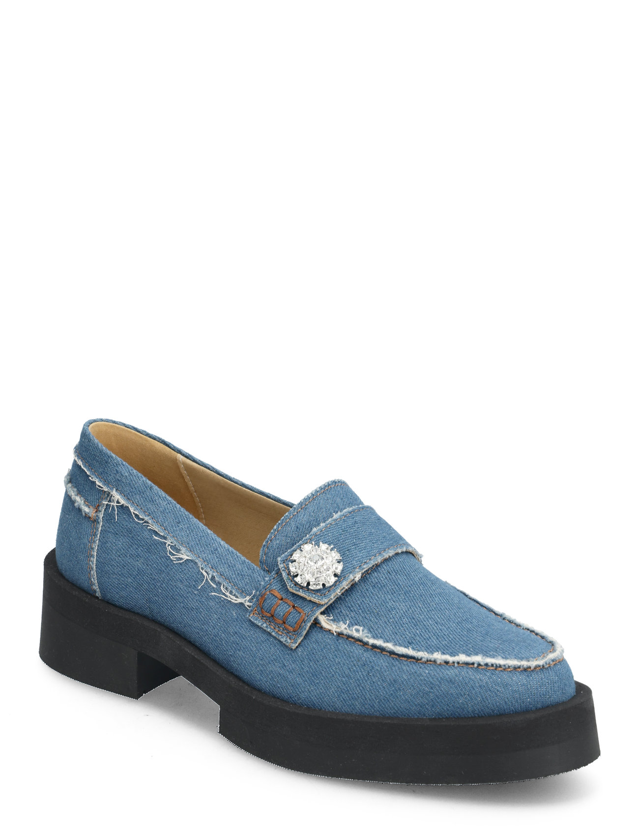 Meggie Loafer Loafers Flade Sko Blue Steve Madden