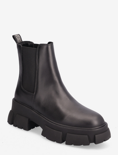 Tunnel Bootie - chelsea boots - black leather