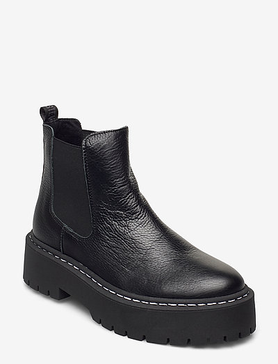 Veerly Bootie - chelsea boots - black leather