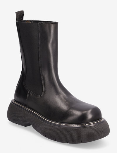Warrior Bootie - chelsea boots - black leather