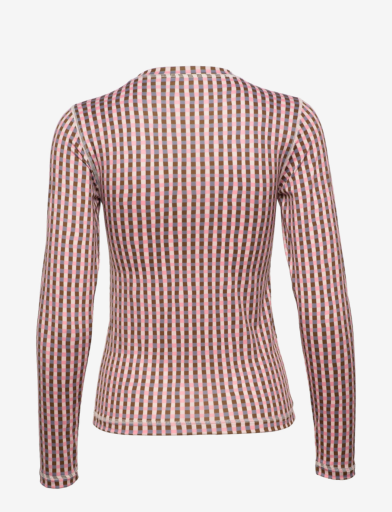 STINE GOYA - Juno, 1333 Top - t-shirts & tops - gingham pink - 2