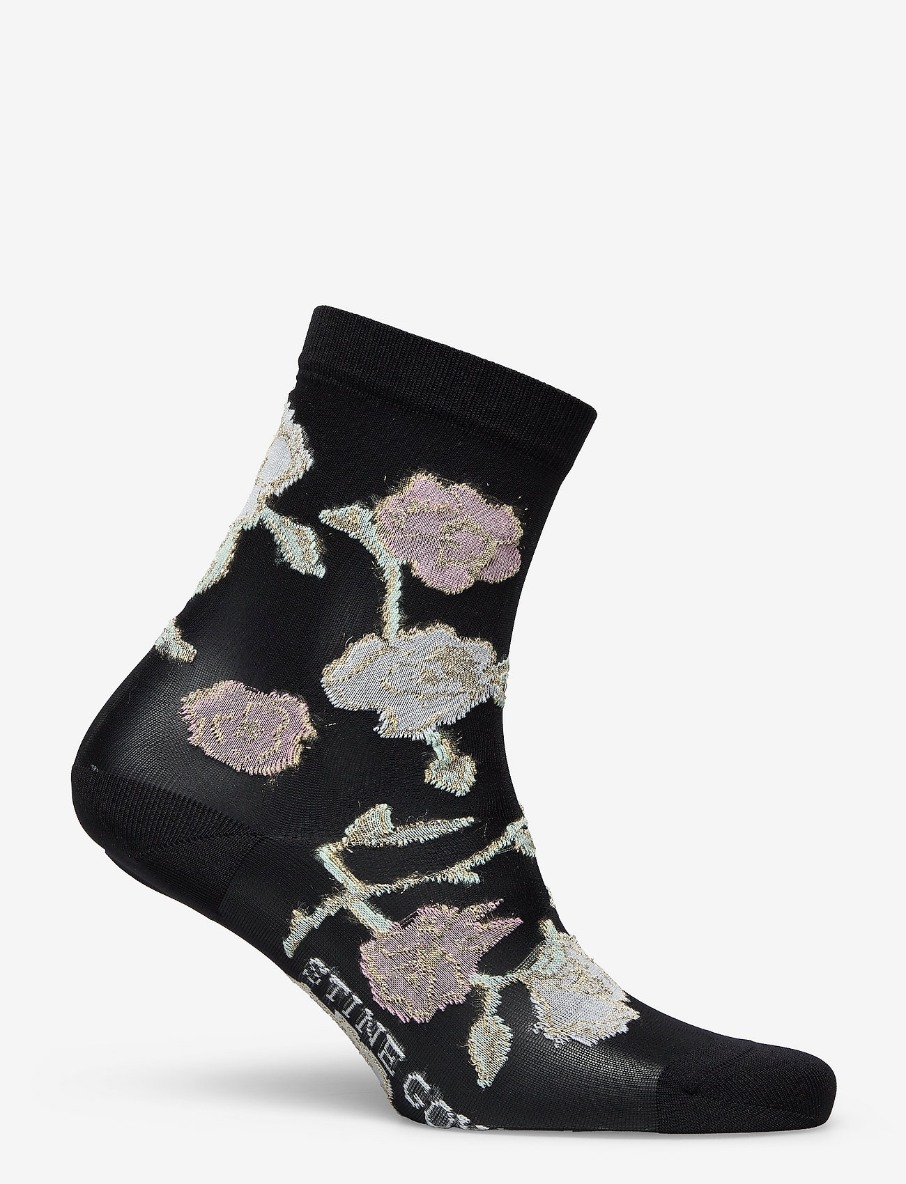 STINE GOYA - Iggy, 1336 Lurex Transparent Socks - strümpfe - flowers - 1