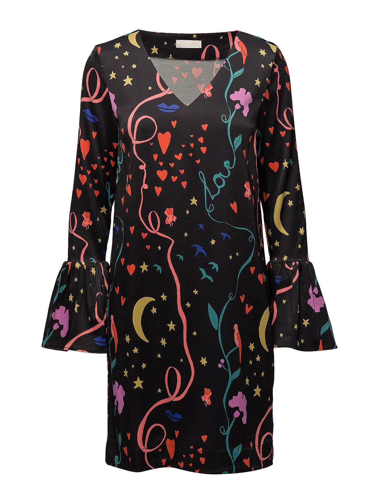 Rosie 335 Magic Structured Korte Jurk Zwart Stine Goya stine goya kopen in de aanbieding