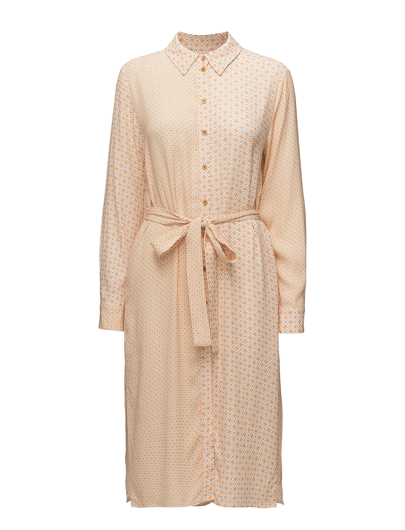 Lykke 379 Circles Viscose Jurk Knielengte Roze Stine Goya stine goya kopen in de aanbieding