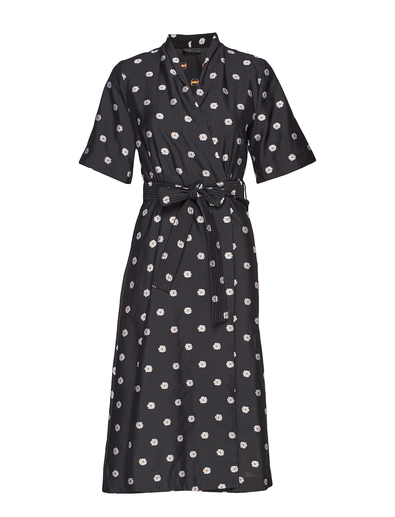 Kylie 573 Taffeta Jurk Knielengte Zwart Stine Goya stine goya kopen in de aanbieding