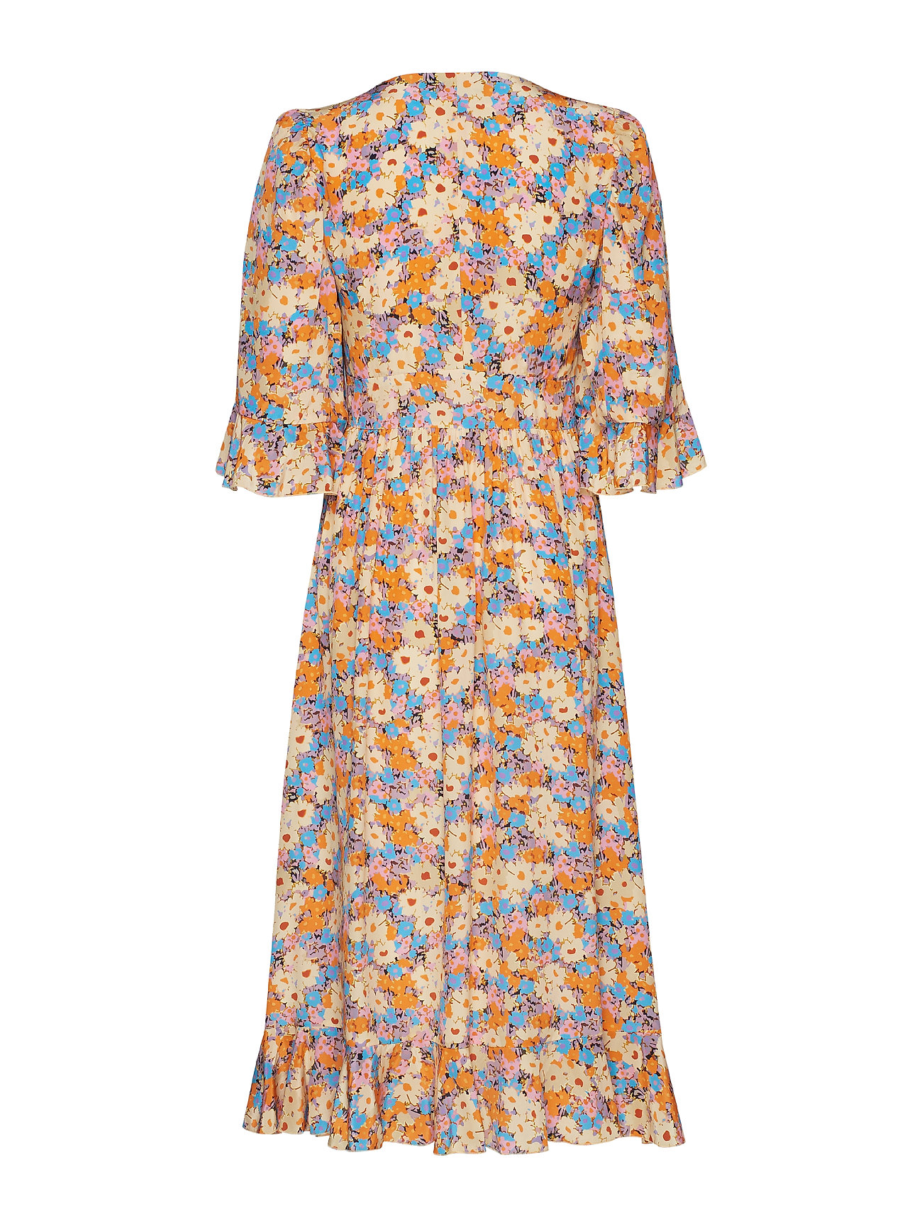 STINE GOYA Evelyn, 567 Flowers Silk - Midi dresses | Boozt.com