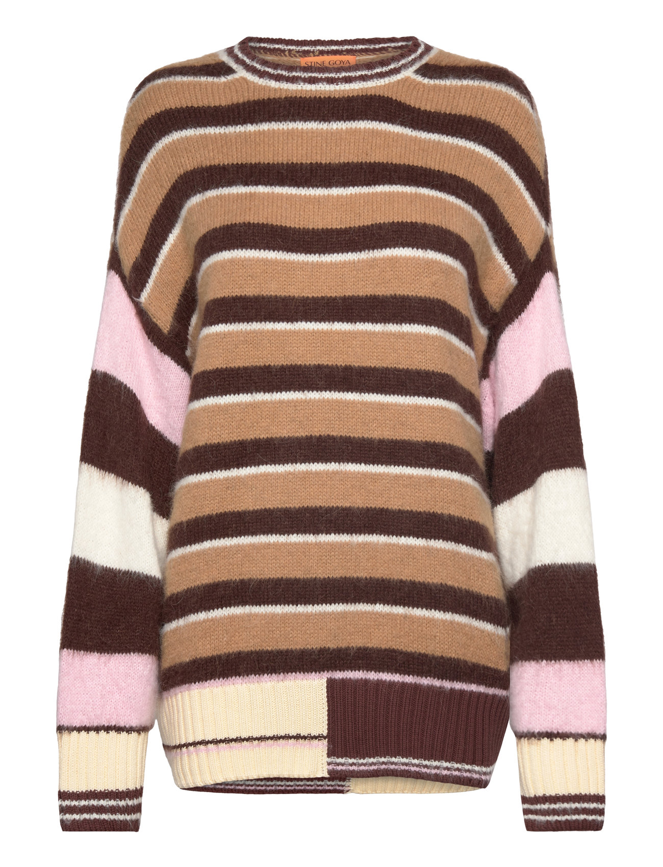 Long Sleeve Crew Neckline Jumper, 2 Patterned STINE GOYA