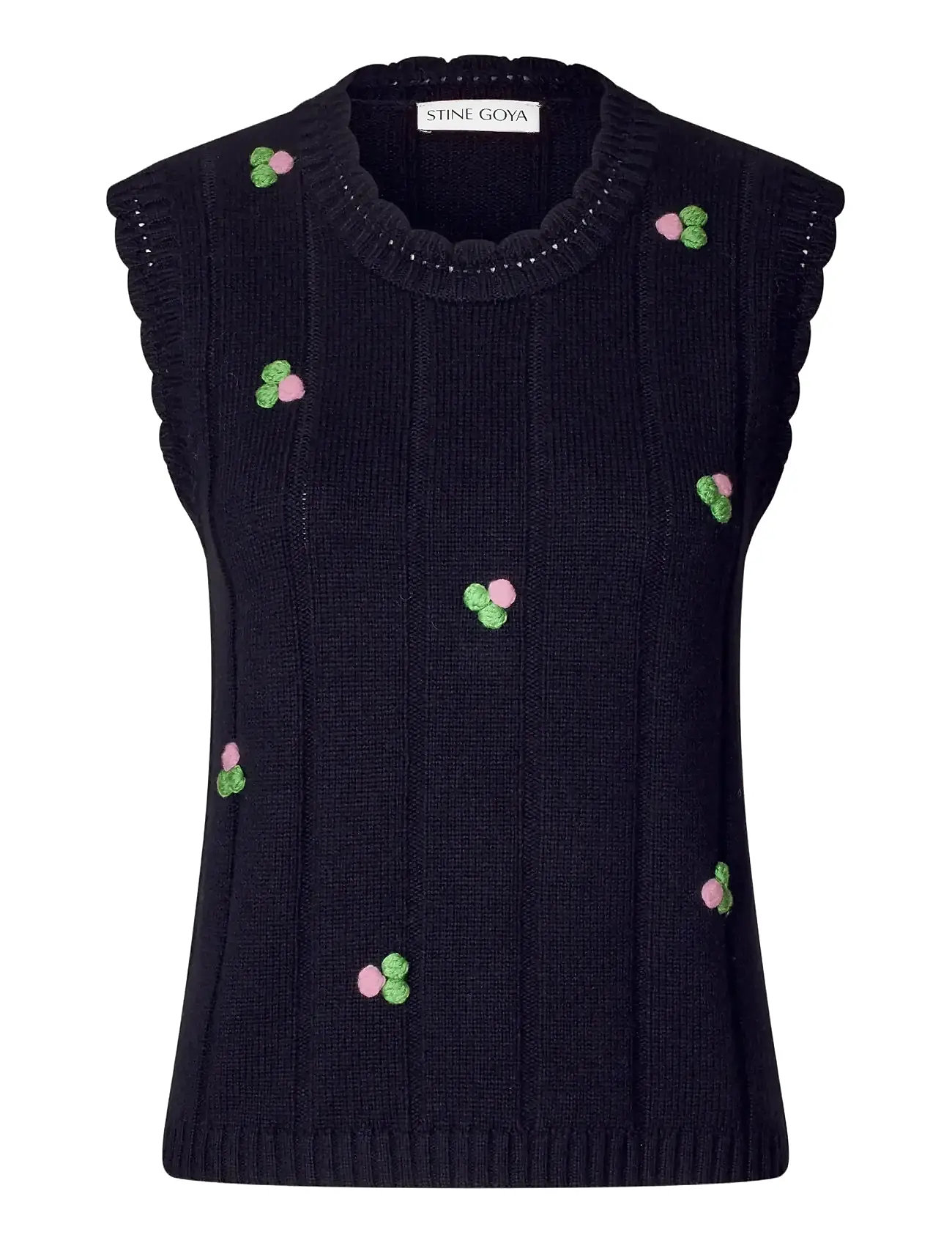 STINE GOYA 2359 Midweight Wolle, Bubble Knit Ve Schwarz - XL - Damen