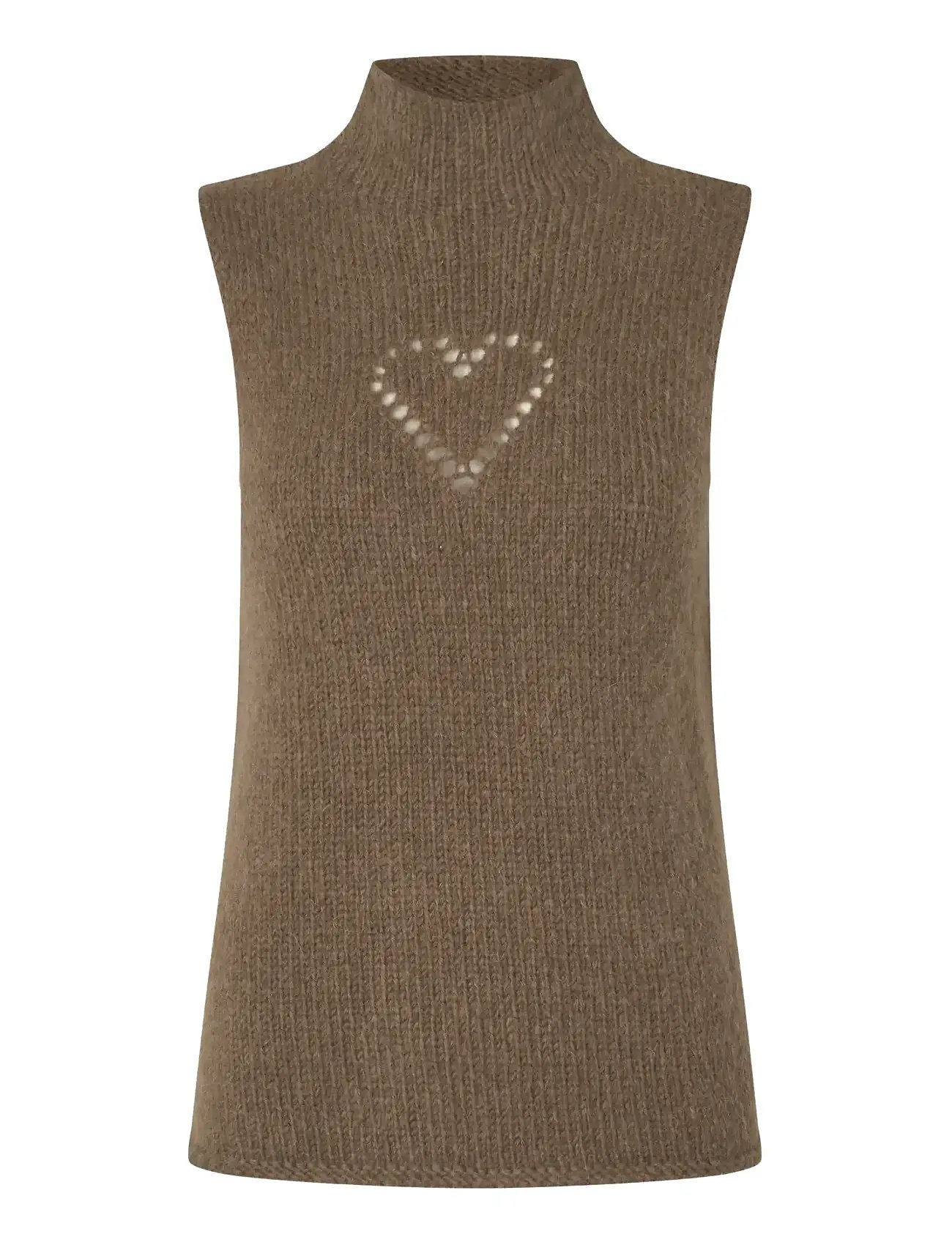 STINE GOYA 2418 Midweight Alpaca Knit, Turtlen, L, Brown, Strik > Rullekrave, Dame