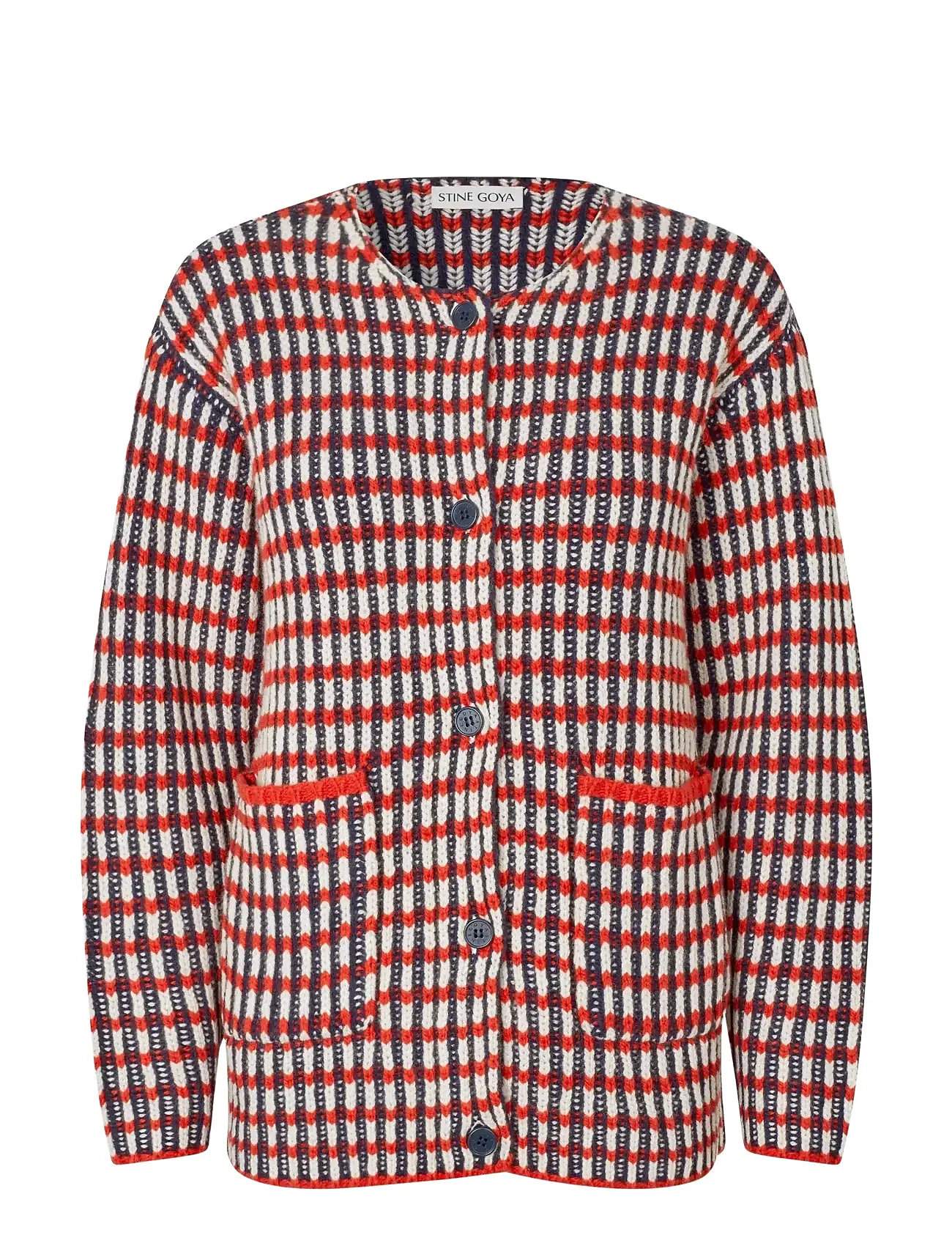 STINE GOYA 2425 Plaited Chunky Rib, Plaited Ca Rot - L - Damen