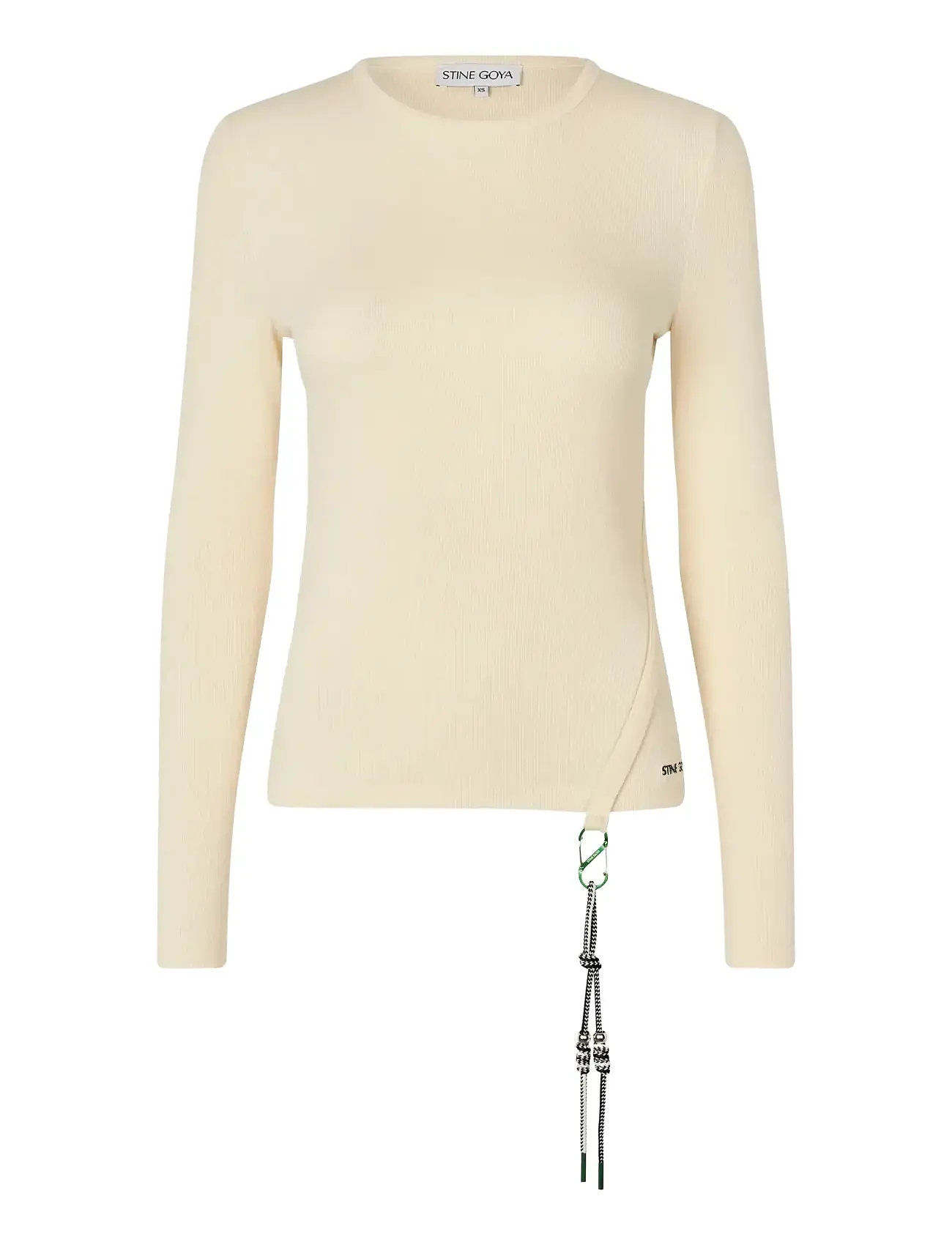 STINE GOYA 2385 Rib, Lange Ärmel Carabiner Rib Cream - S - Damen