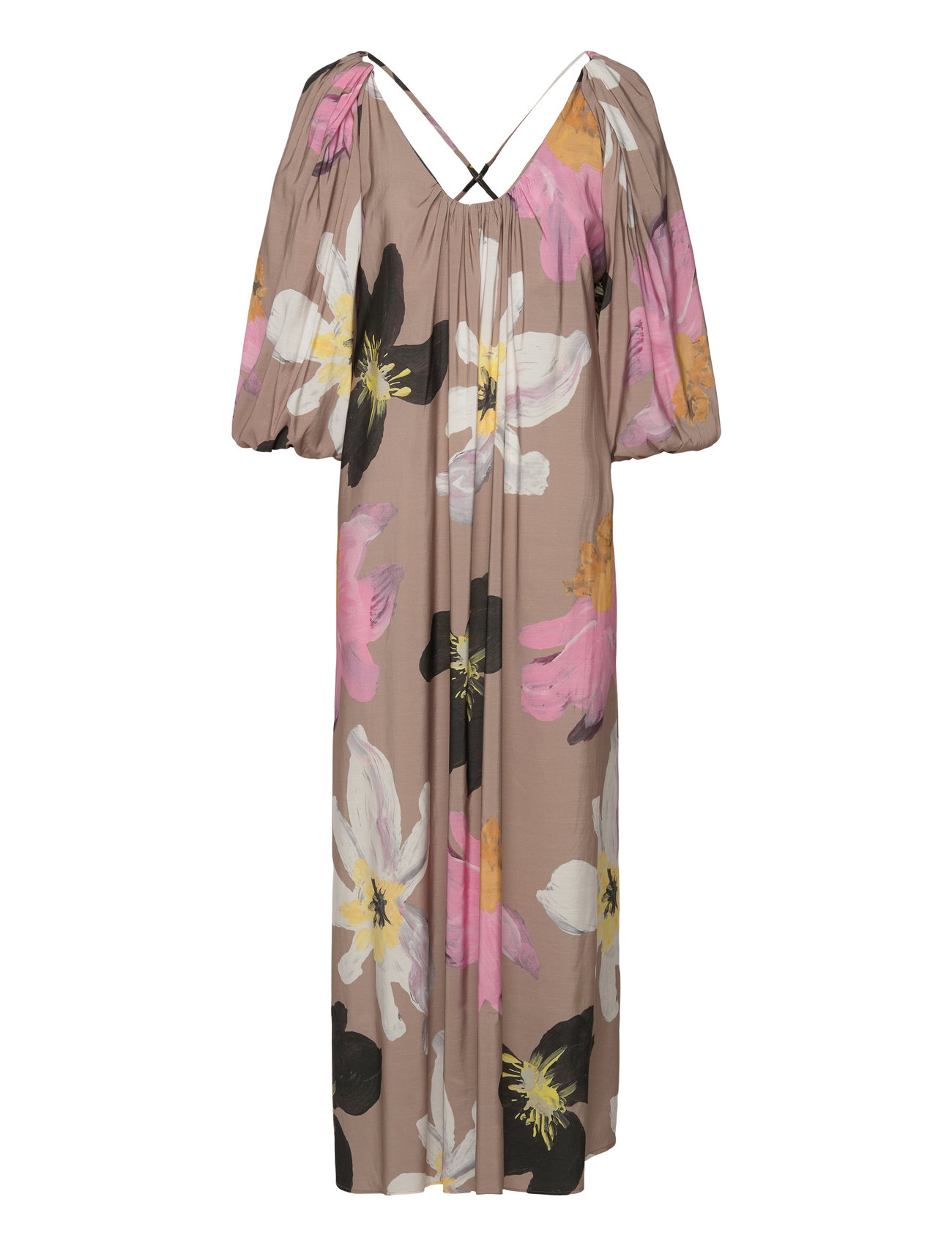 2070 Light Fluid Ecovero, Voluminou Dresses Summer Dresses Multi/patterned STINE GOYA
