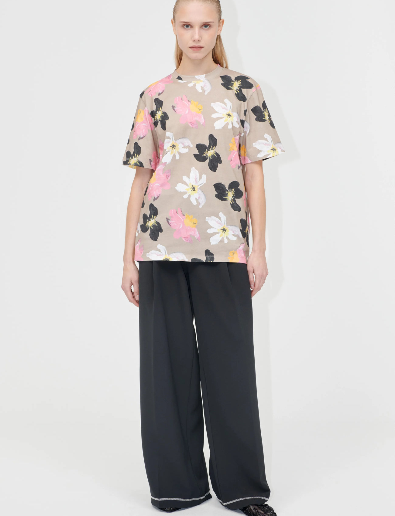STINE GOYA 2243 Light Jersey, Short Sleeve T-S, M, Multi/patterned, T-Shirts & Toppe > Kortærmede, Dame