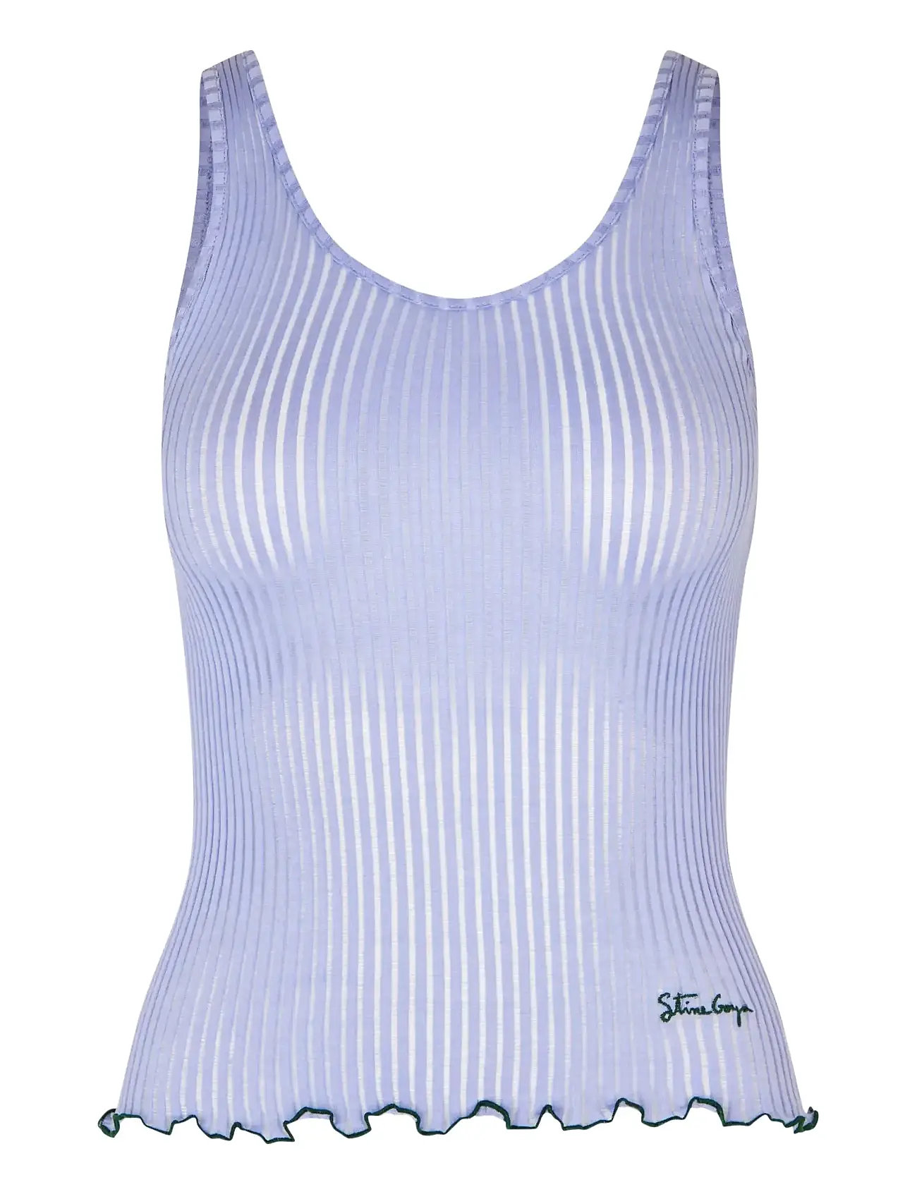 STINE GOYA 2355 Lux Seamless, Scoopneck Tank T Lila - M/L - Damen
