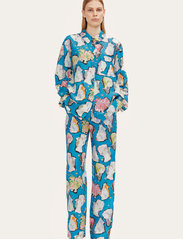 STINE GOYA - Zeina, 1241 Peace Silk Pyjama - bukser med lige ben - elements - 0