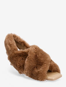 Carrie, 1554 Fur Micro - sandaletten - brown