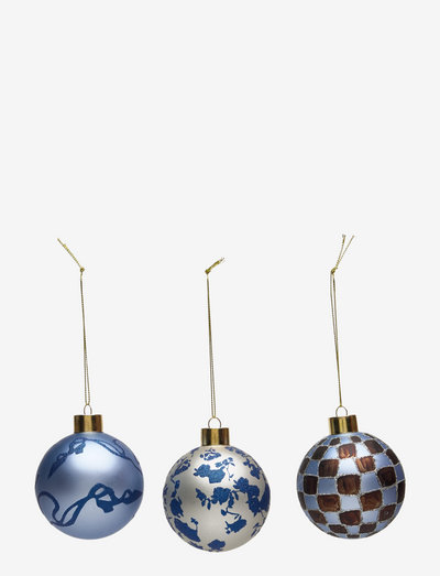 Baubles, 1340 Christmas Baubles - ziemassvētku konfekšu rotājumi - blue