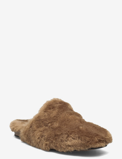 Samiga Faux Fur, 1353 Slipper - tossut - brown
