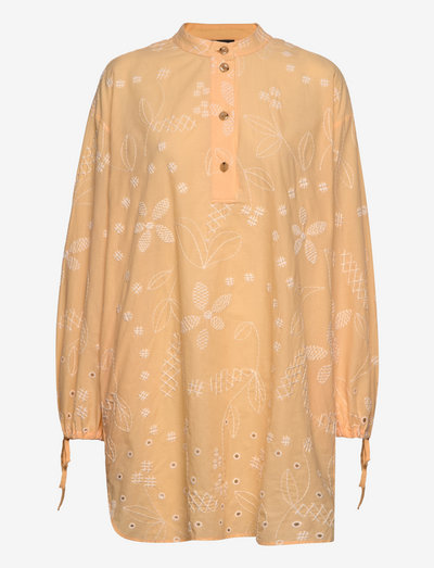 Neva, 1431 Cotton Embroidery - blousejurken - pineapple picnic