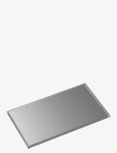 STOFF glass base, rectangular - dekorativa fat & skålar - smoked black