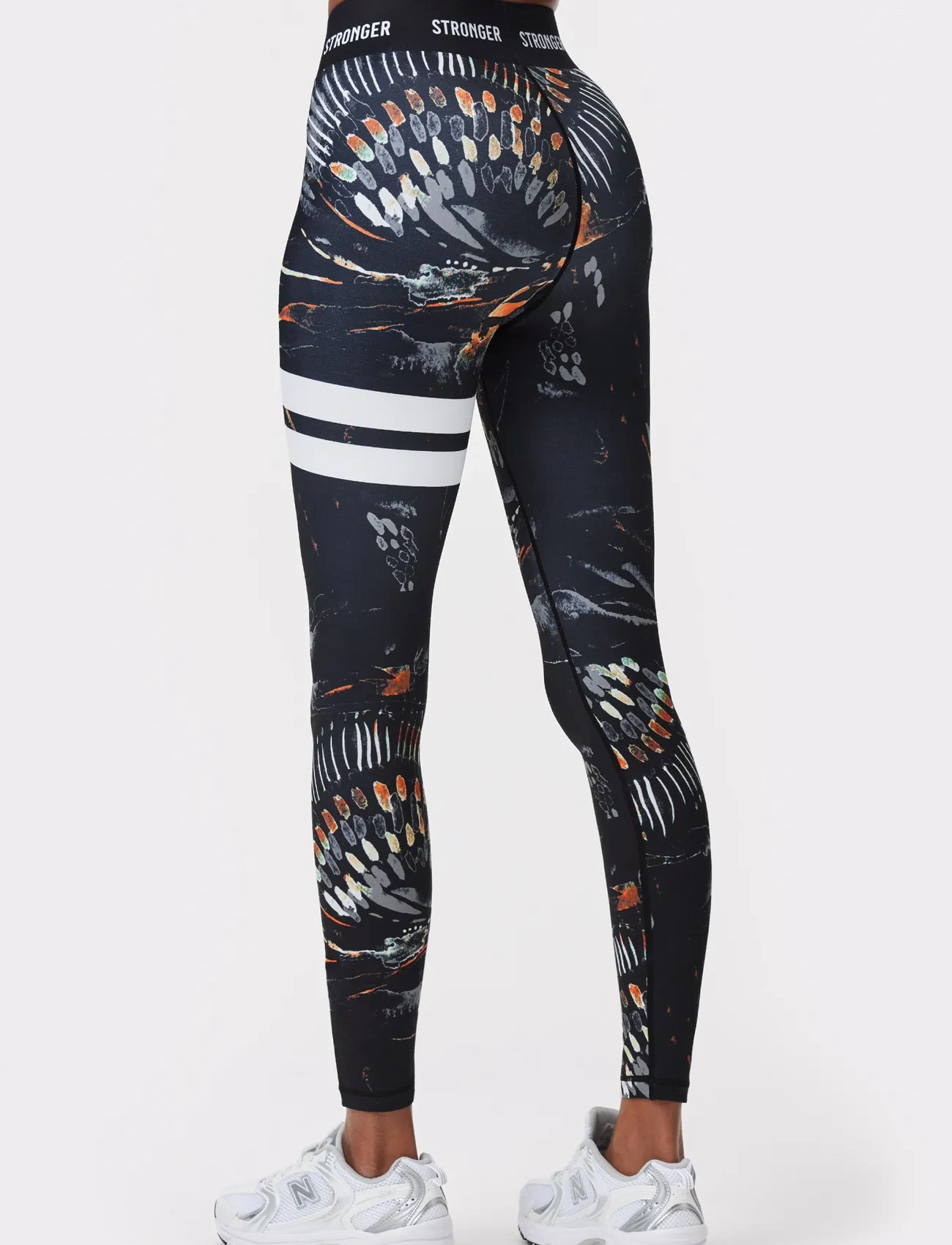 STRONGER Voodoo Leggings, XL, Black, Sport Tights > Sport Leggings, Dame