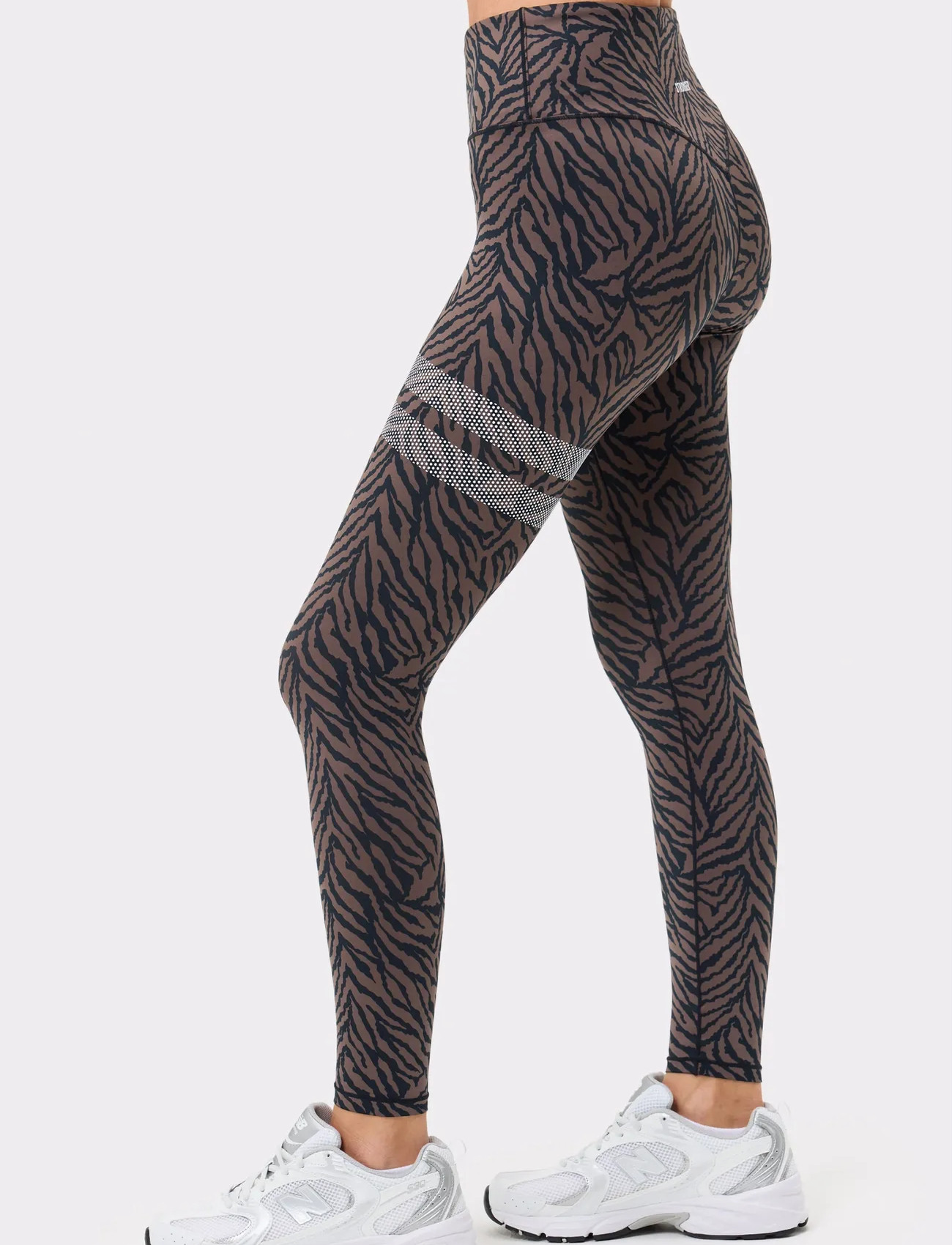 STRONGER The Printed One Leggings, S, Brown, Sport Tights > Sport Leggings, Dame