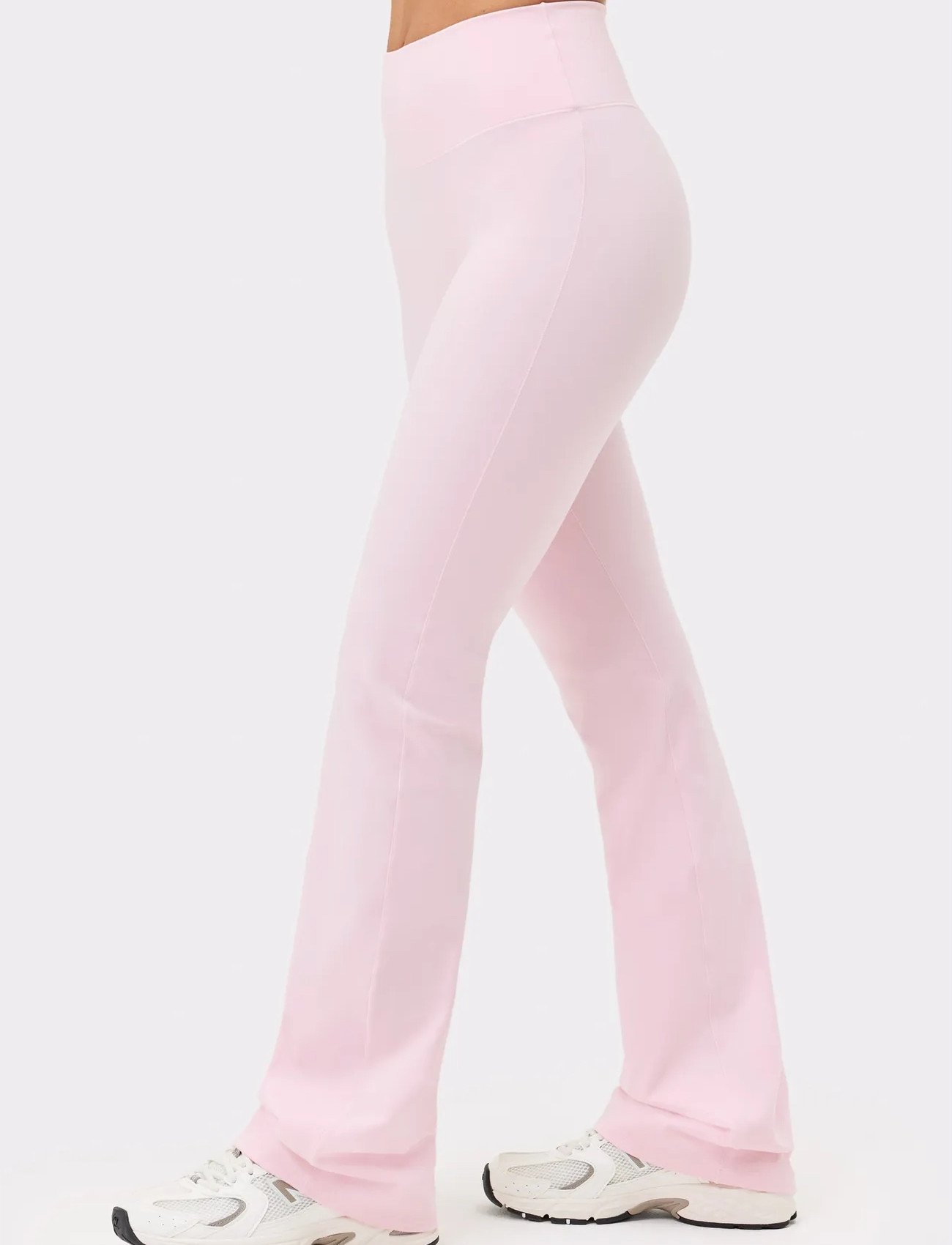 STRONGER Soft Flared Leggings, L, Pink, Sport Tights > Sport Leggings, Dame