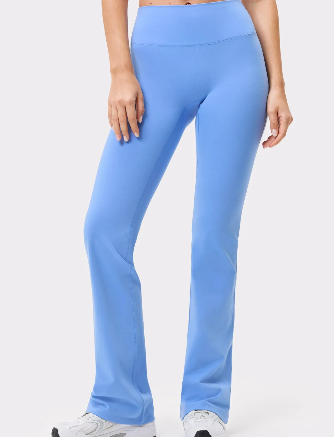 STRONGER Soft Flared Leggings, L, Blue, Sport Tights > Sport Leggings, Dame