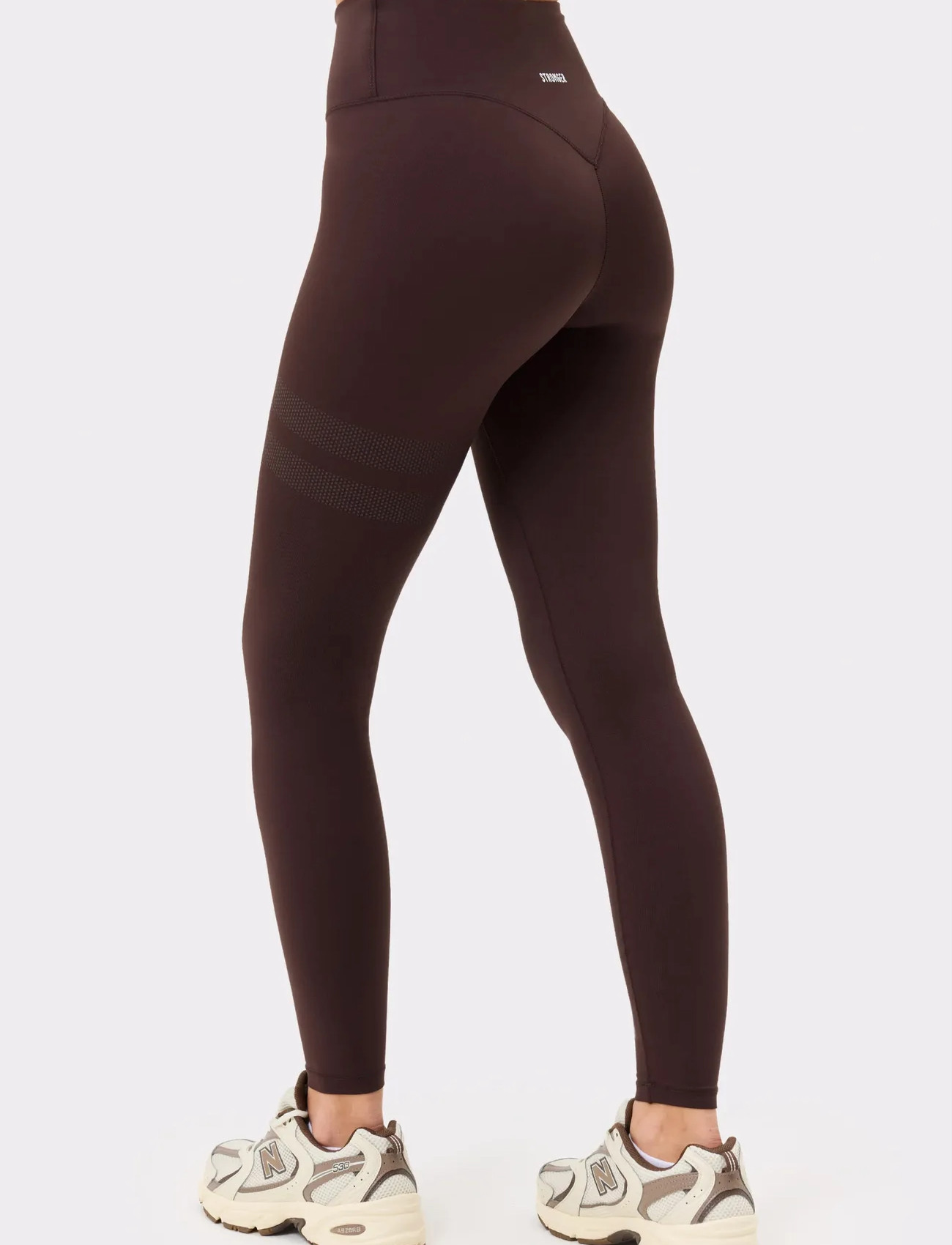 STRONGER The Signature One Leggings, M, Brown, Sport Tights > Sport Leggings, Dame
