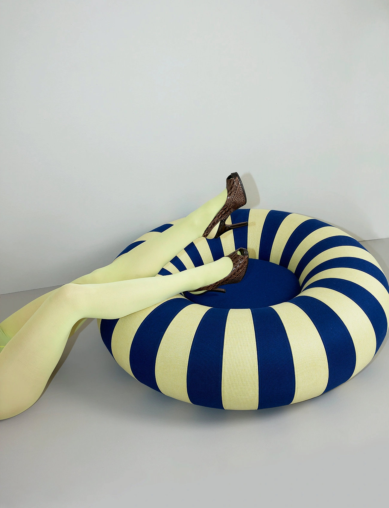 Studio About Float, Ø 100 cm, Blue, Møbler > Puffer, Unisex