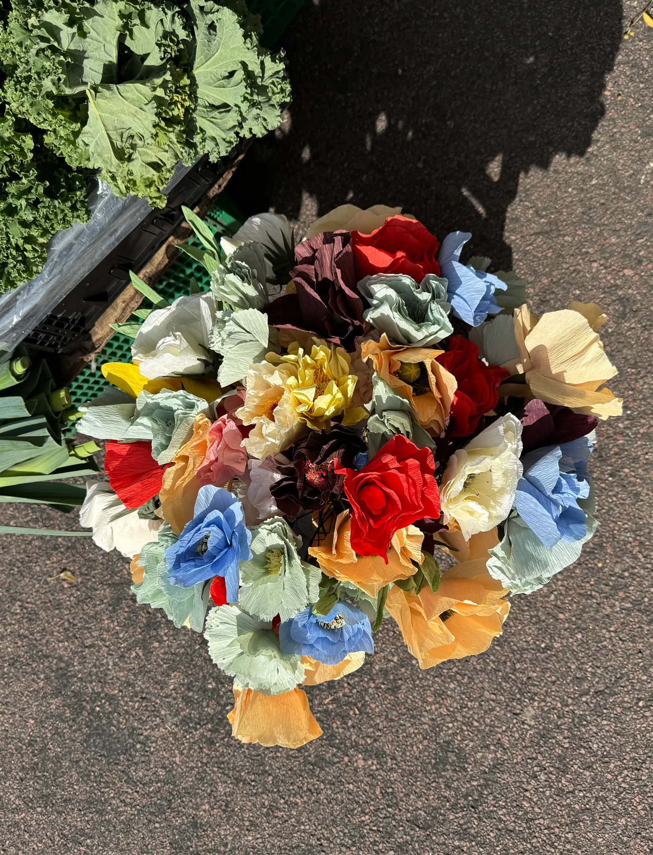 Studio About Paper Flower, Rosa La Paloma Grande, Mint, 12X45 cm, Green, Decoration > Dried & Fake Flowers, Unisex