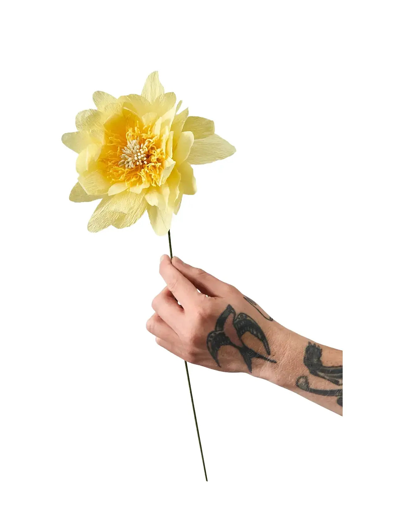 STUDIO ABOUT Paper Flower Gelb - One Size - Unisex